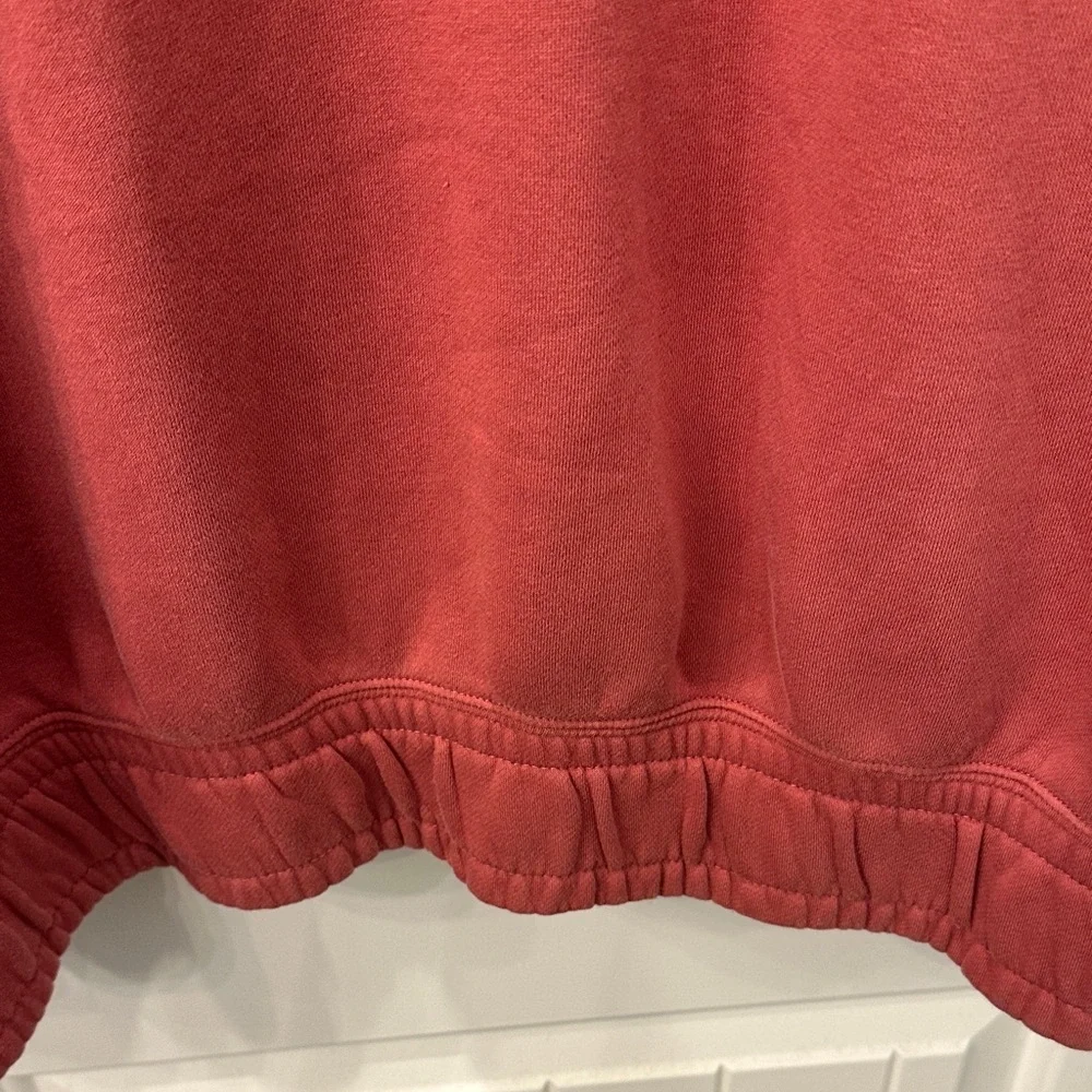 Nike Rust Red Half-Zip Hoodie - Picture 4 of 5